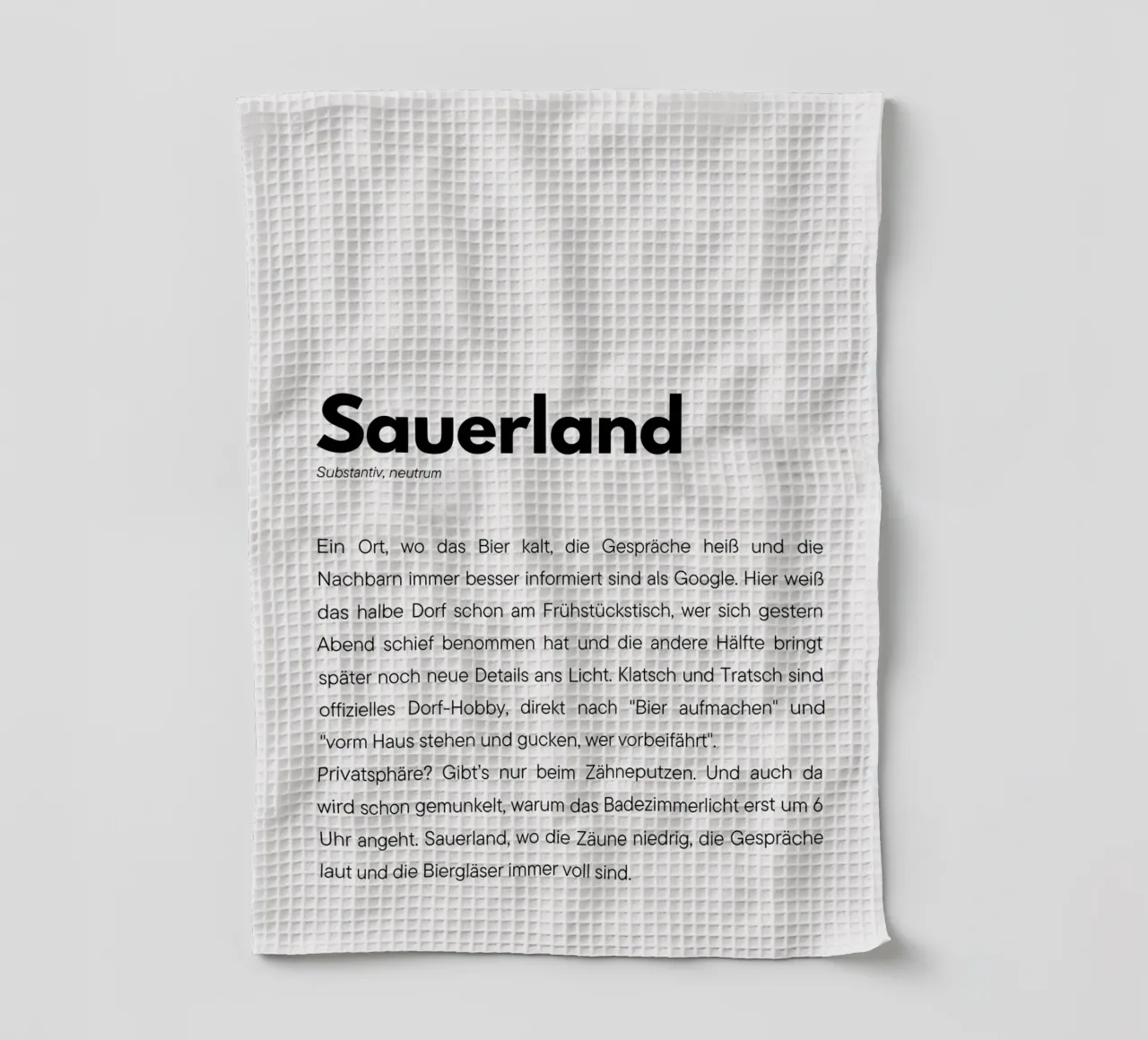 Definition Sauerland torchon de DigiWunderwerk