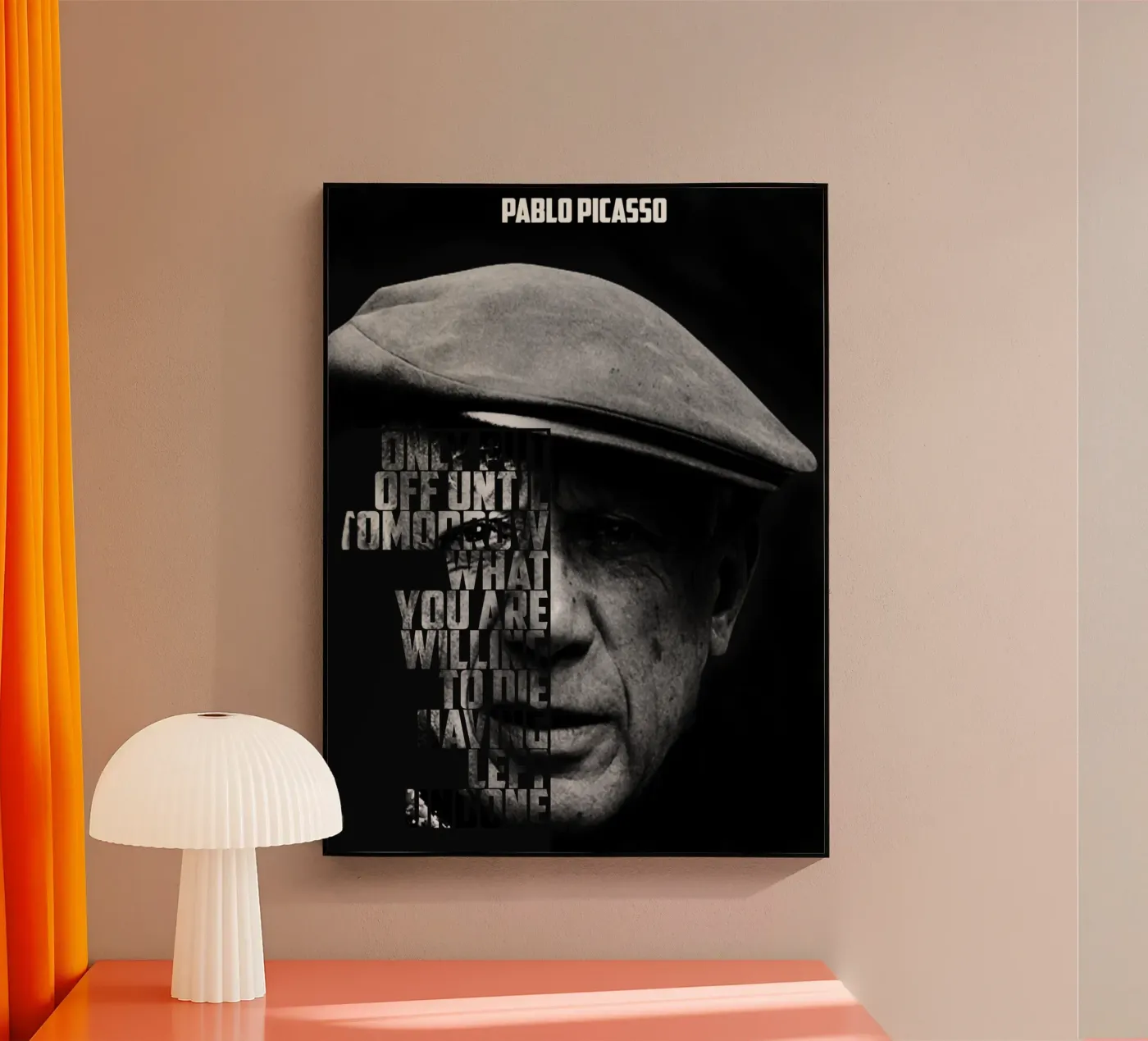 Pablo Picasso Quotes plexiglass da Gunawan Rb