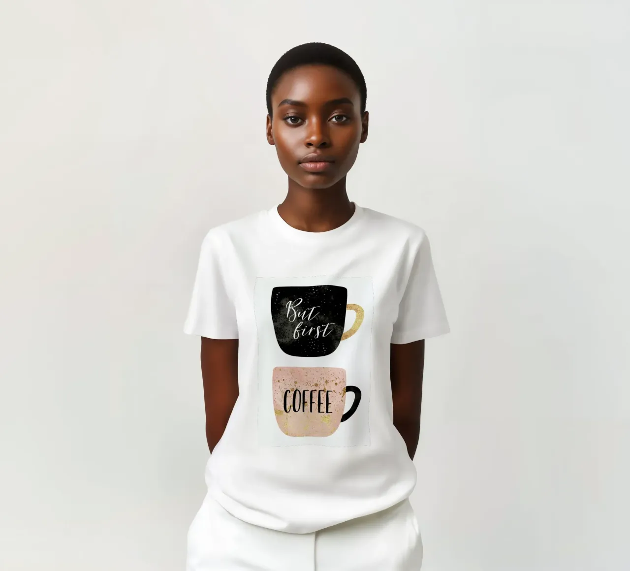 But First, Coffee t-shirt da Elisabeth Fredriksson
