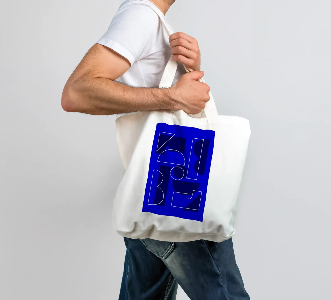 Shapes 18 borsa in juta da Studio Memb