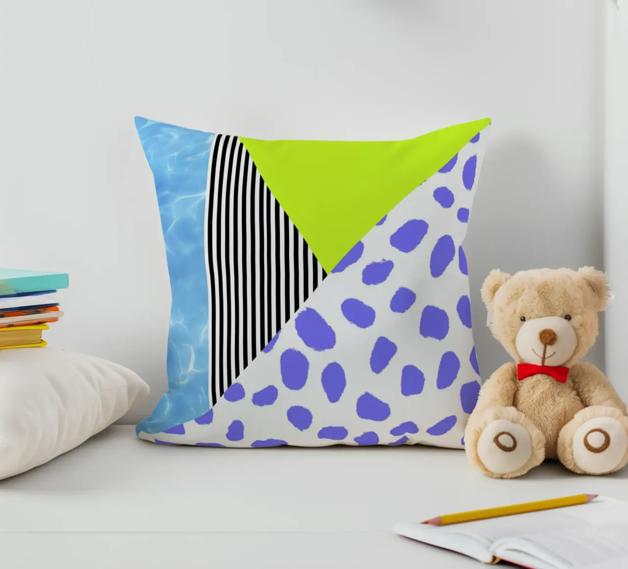 Post Modern Summer decorative cushion by Vasare Nar