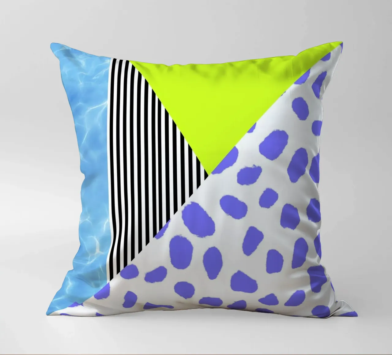Post Modern Summer decorative cushion by Vasare Nar
