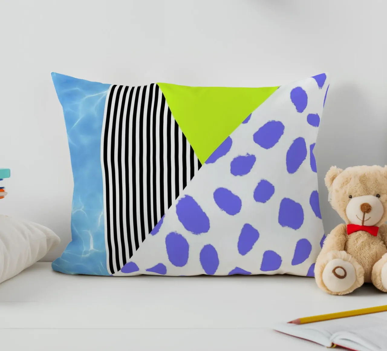 Post Modern Summer decorative cushion by Vasare Nar