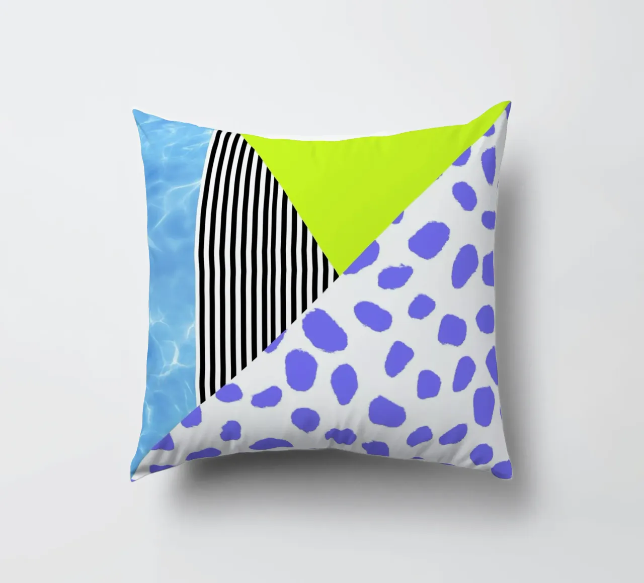 Post Modern Summer decorative cushion by Vasare Nar