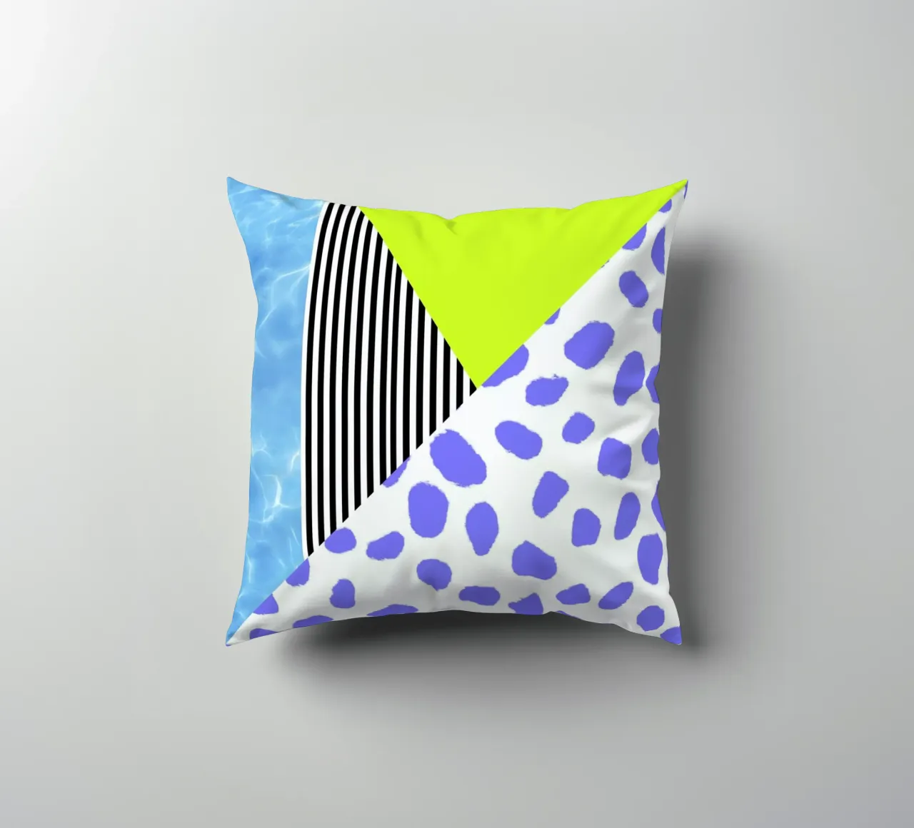 Post Modern Summer decorative cushion by Vasare Nar