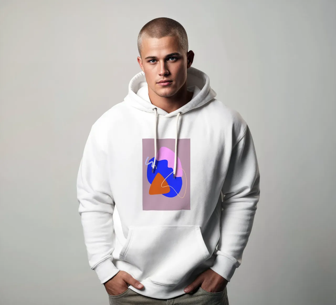 Shapes 19 felpa con cappuccio da Studio Memb