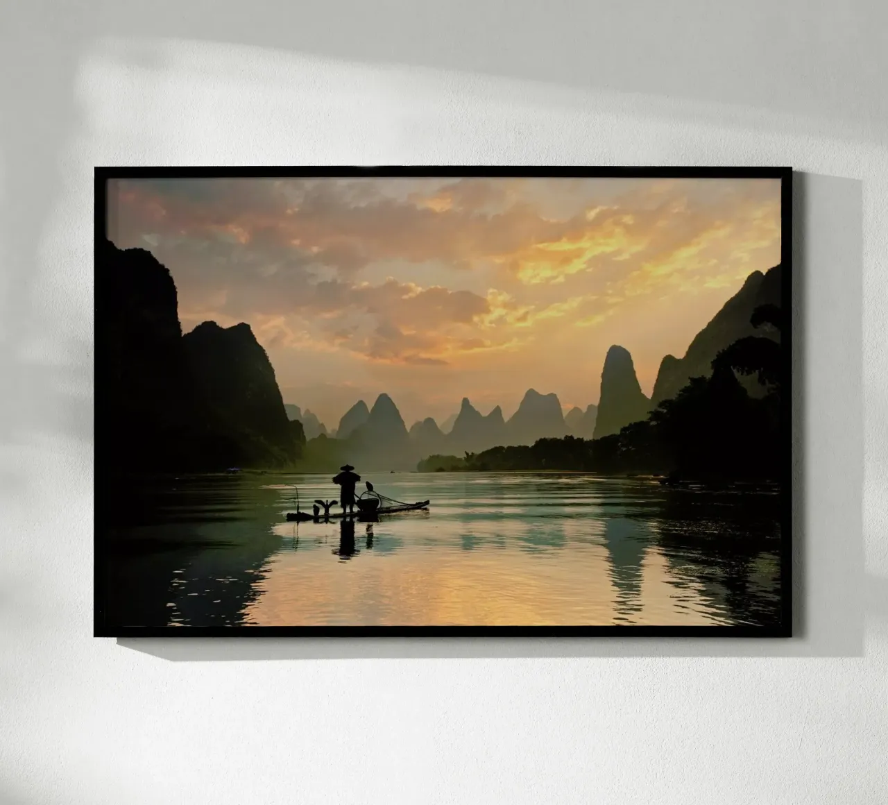 Golden Li River - Yan Zhang carta hahnemühle da Pictufy