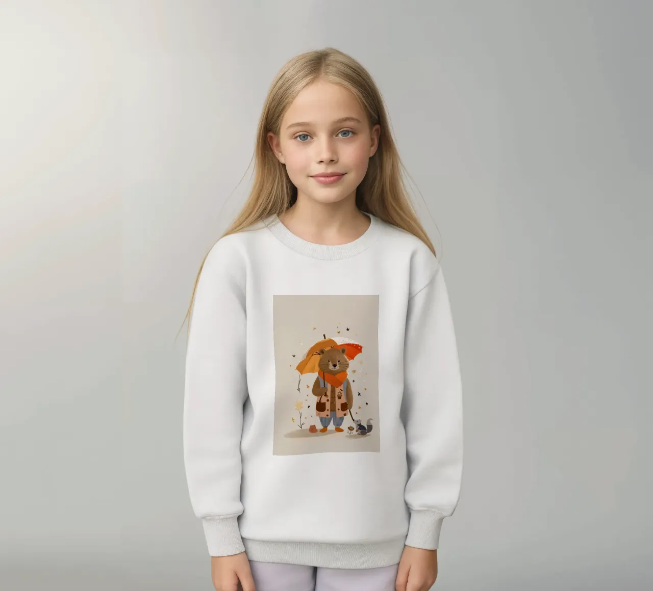 Foglie d'oro felpa bambino da KidzStudio