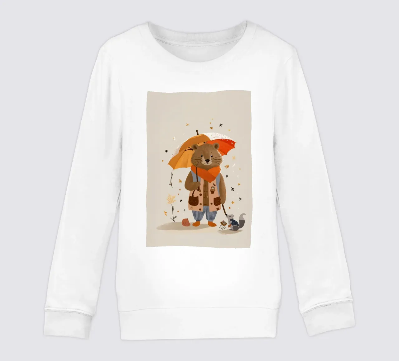 Foglie d'oro felpa bambino da KidzStudio