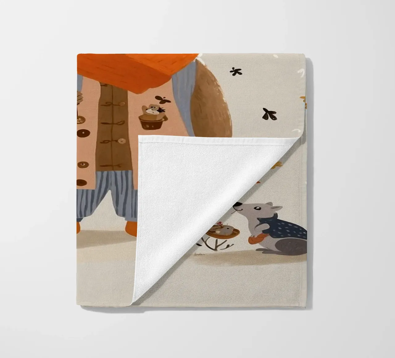 Foglie d'oro telo mare da KidzStudio