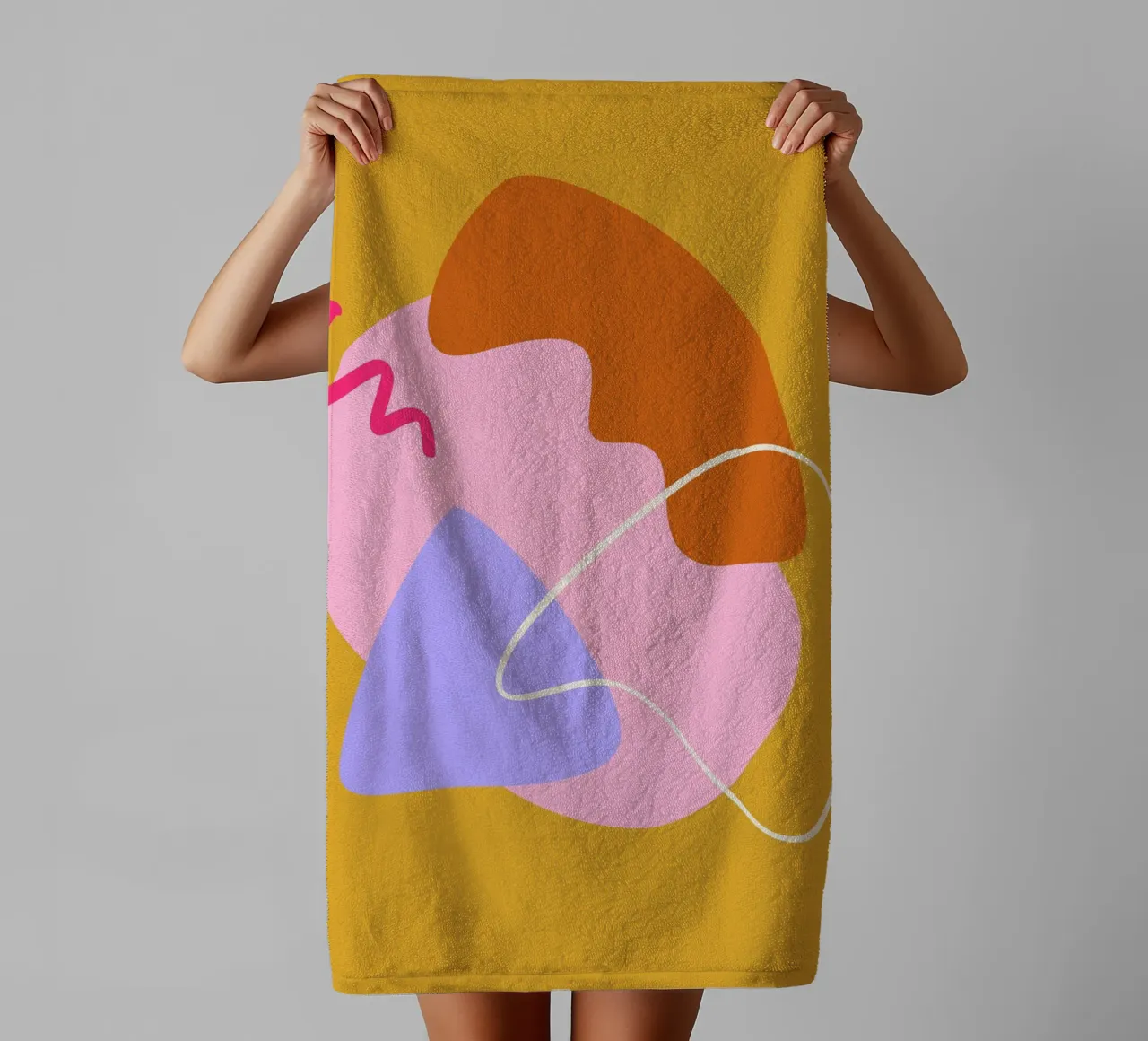 Shapes 19X asciugamano da bagno da Studio Memb