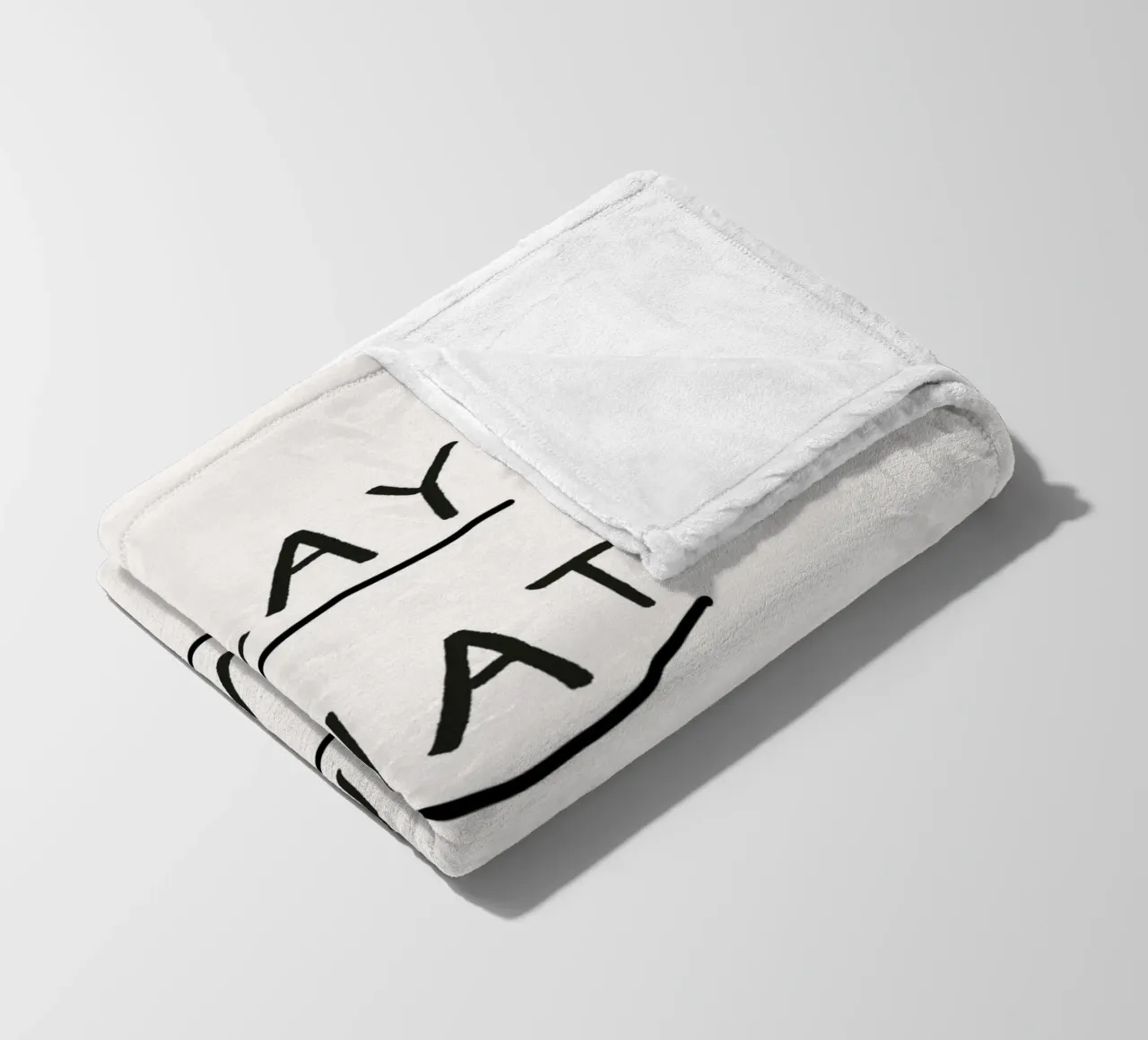 Play That Funky Music Estroso design tipografico minimalista coperta in pile da THE MOTIVATED TYPE