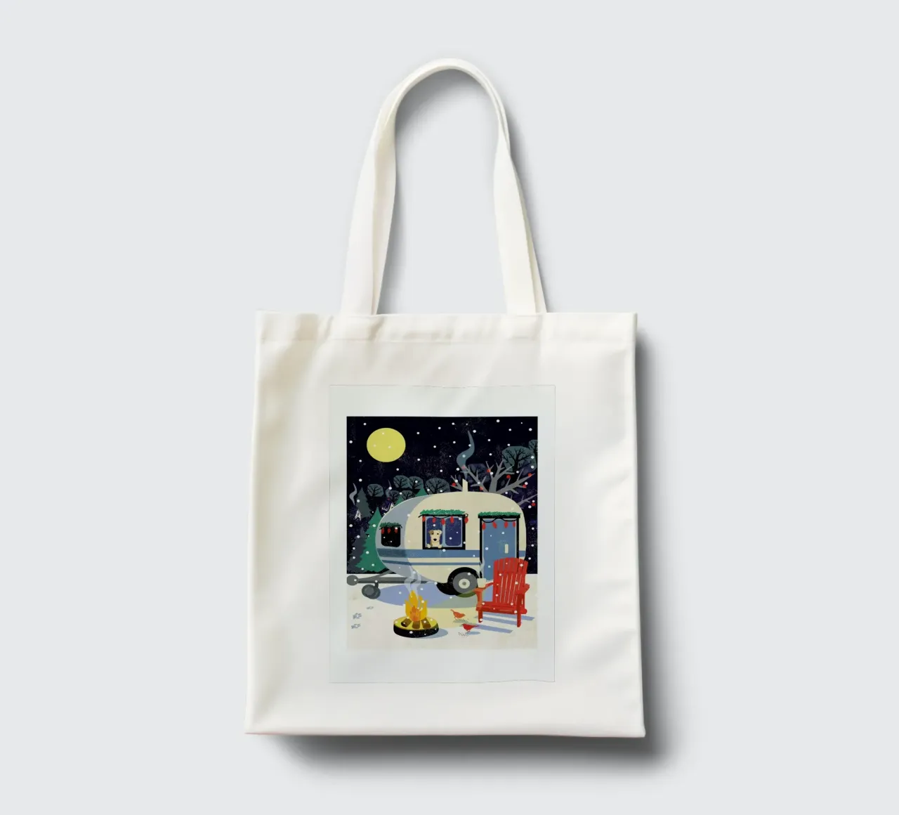Cosy Caravan borsa in juta da Rocket68