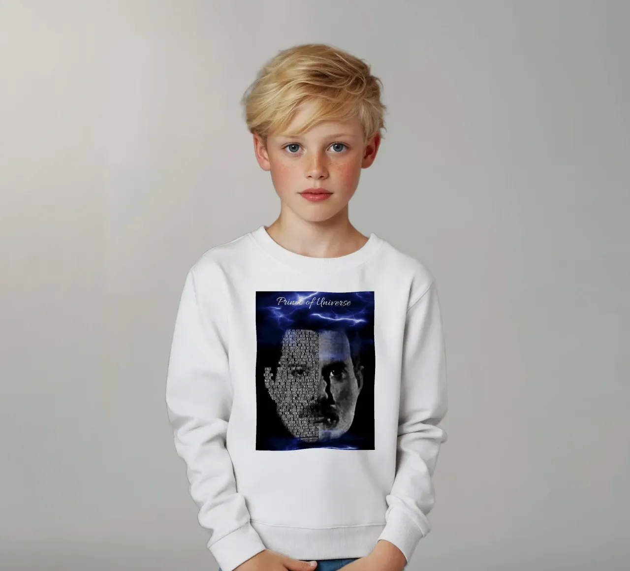 Principe dell'Universo felpa bambino da Gunawan Rb