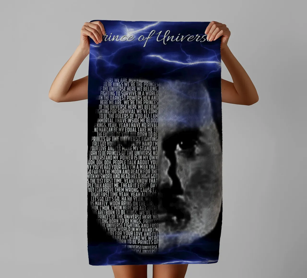 Principe dell'Universo asciugamano da bagno da Gunawan Rb