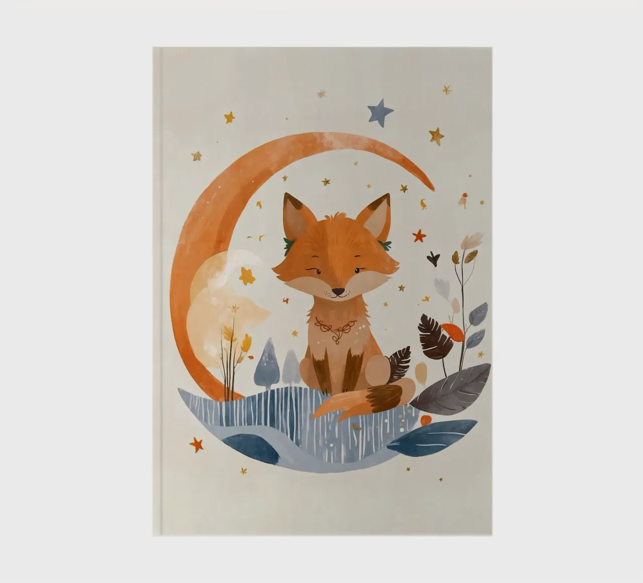 Petit renard, grands rêves carnet de notes de KidzStudio