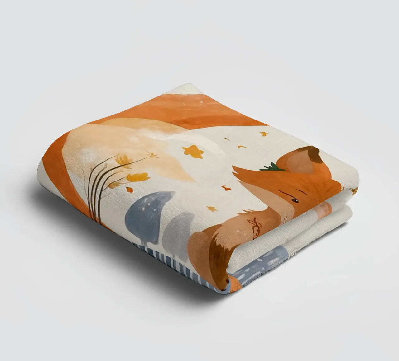 Kleiner Fuchs, große Träume Handtuch von KidzStudio