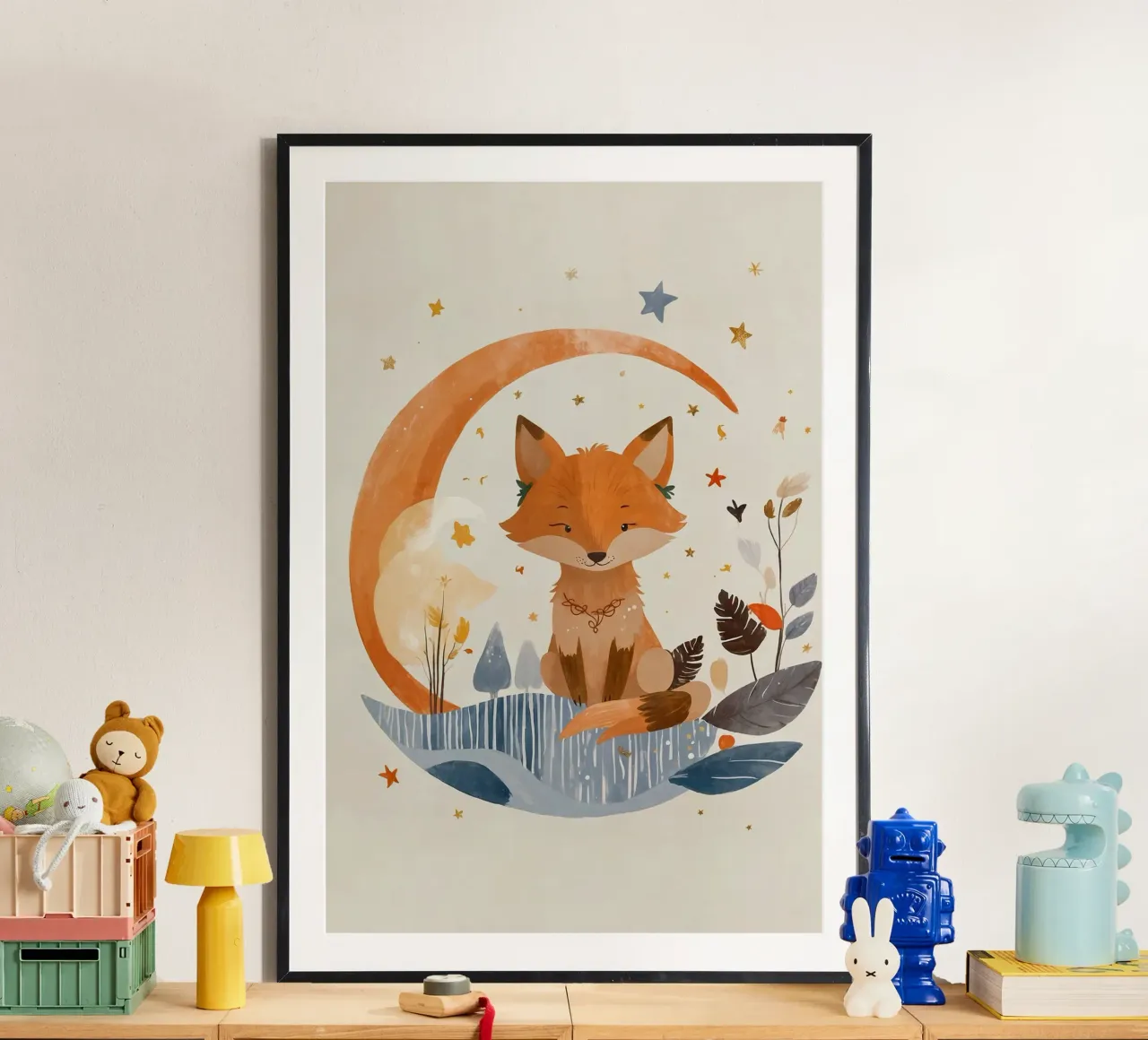 Piccola volpe, grandi sogni poster da KidzStudio