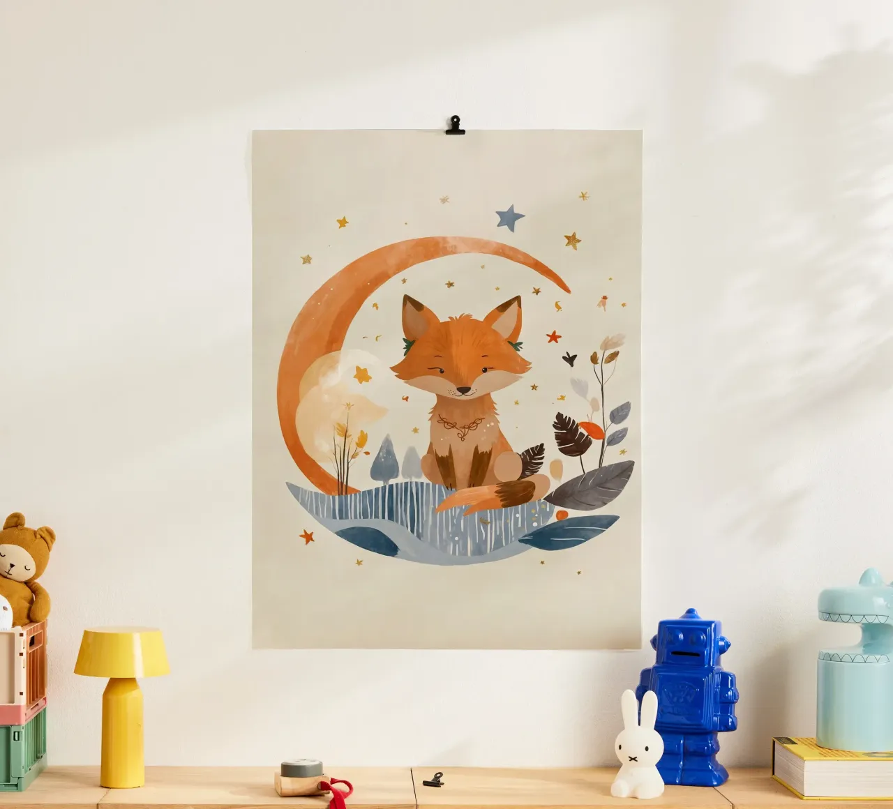 Piccola volpe, grandi sogni poster da KidzStudio