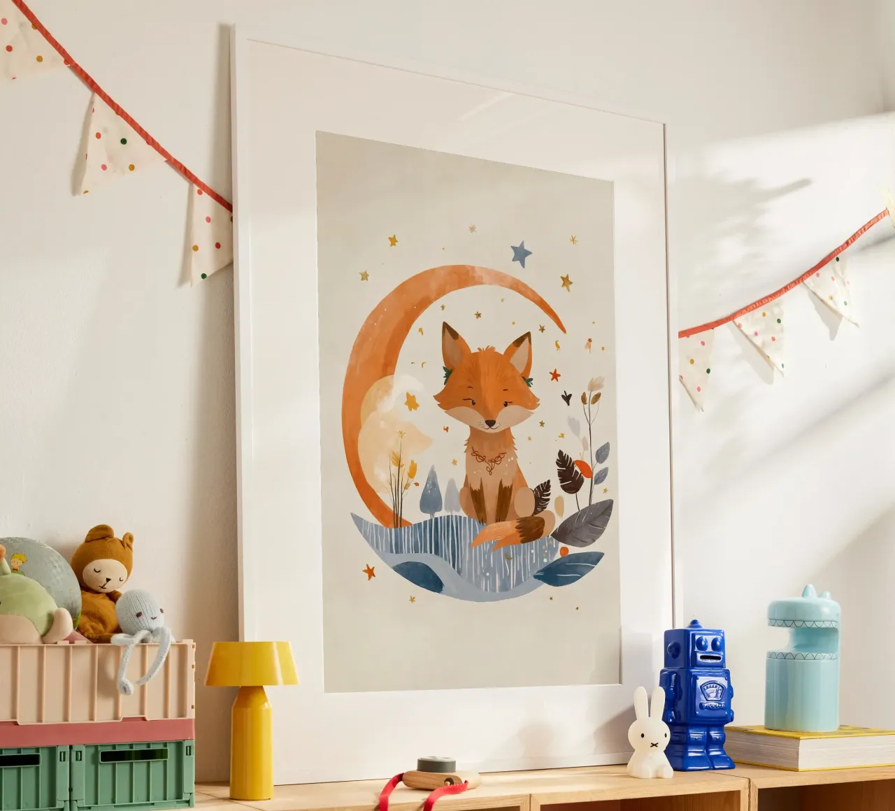 Piccola volpe, grandi sogni poster da KidzStudio