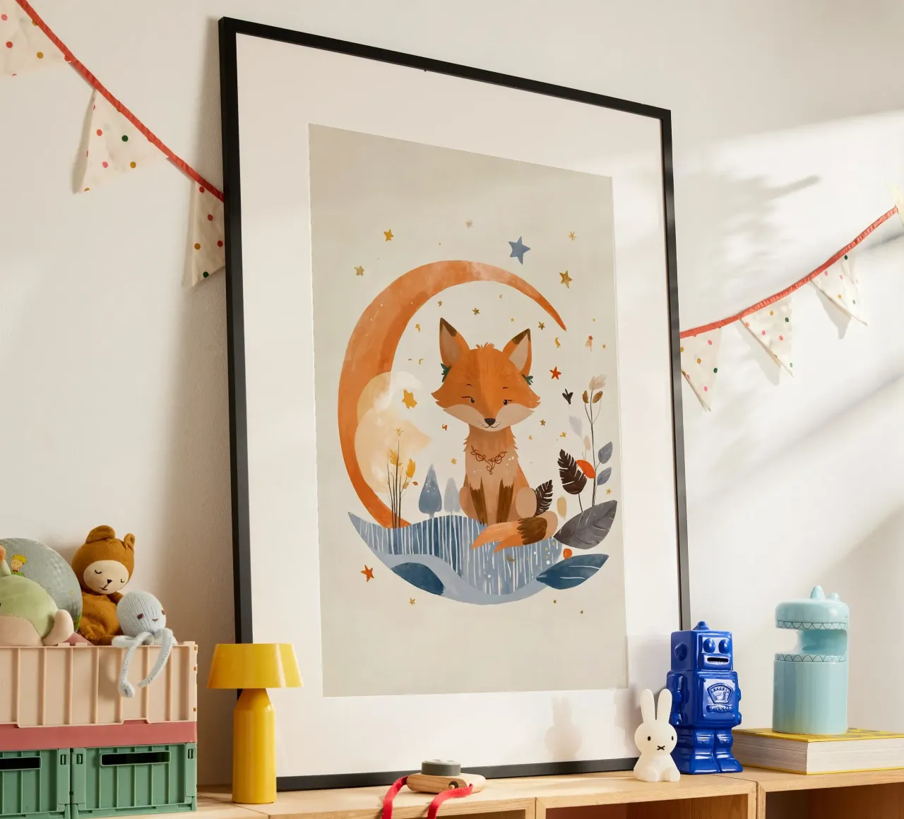 Piccola volpe, grandi sogni poster da KidzStudio