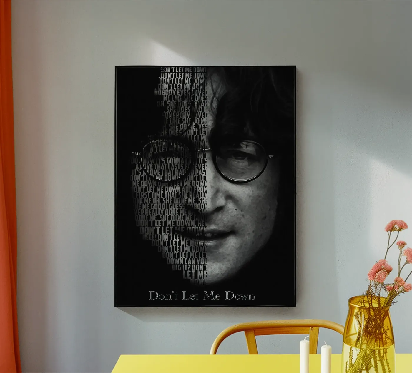 Don't Let Me Down plexiglass da Gunawan Rb