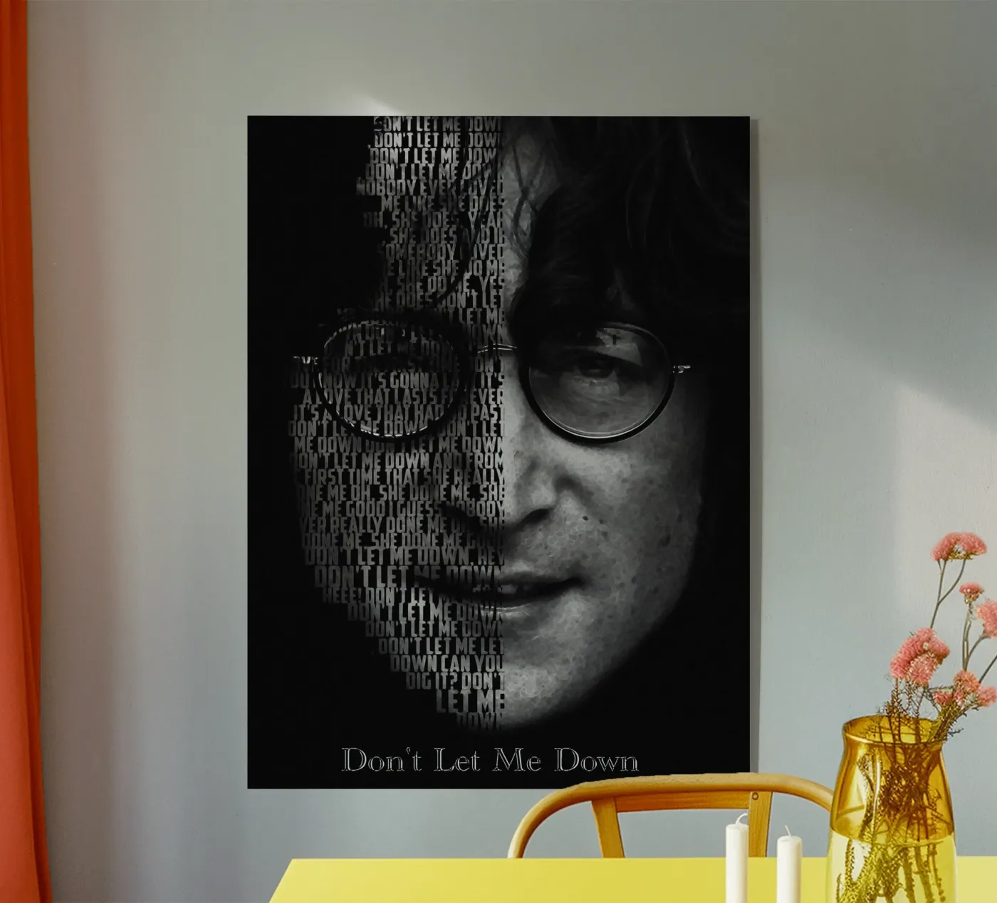 Don't Let Me Down plexiglass da Gunawan Rb