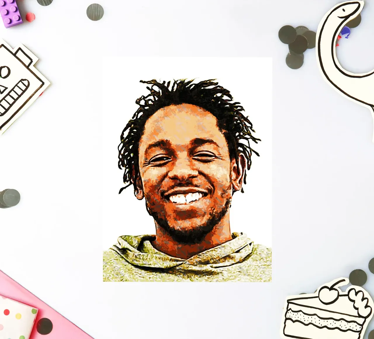kendrick lamar Arte adesivo da music soul