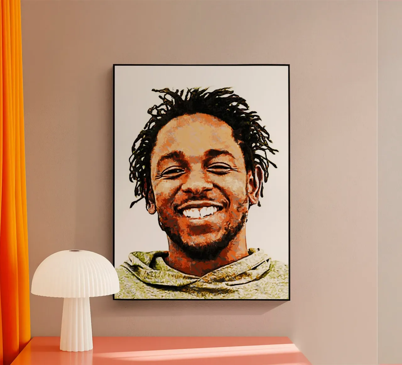 kendrick lamar Arte plexiglass da music soul