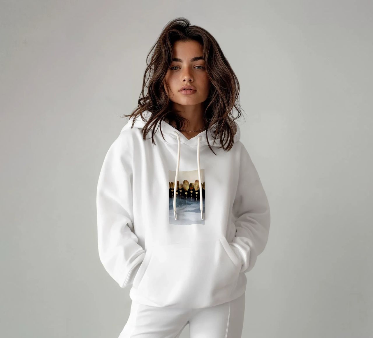 Natural Abstraction sudadera con capucha de Elisabeth Fredriksson