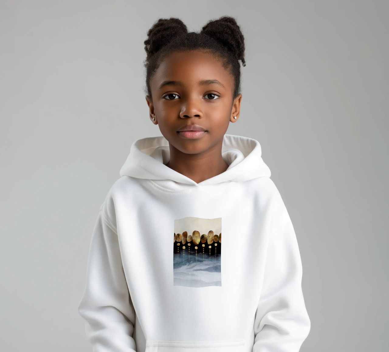 Natural Abstraction sudadera con capucha para niño de Elisabeth Fredriksson