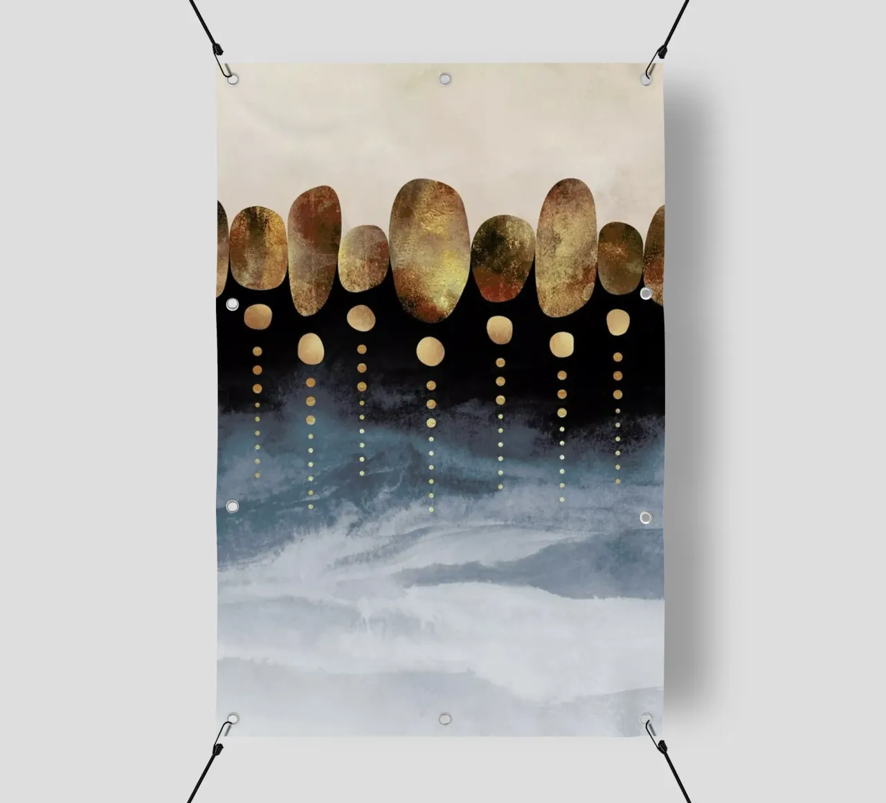 Natural Abstraction telo in pvc da Elisabeth Fredriksson