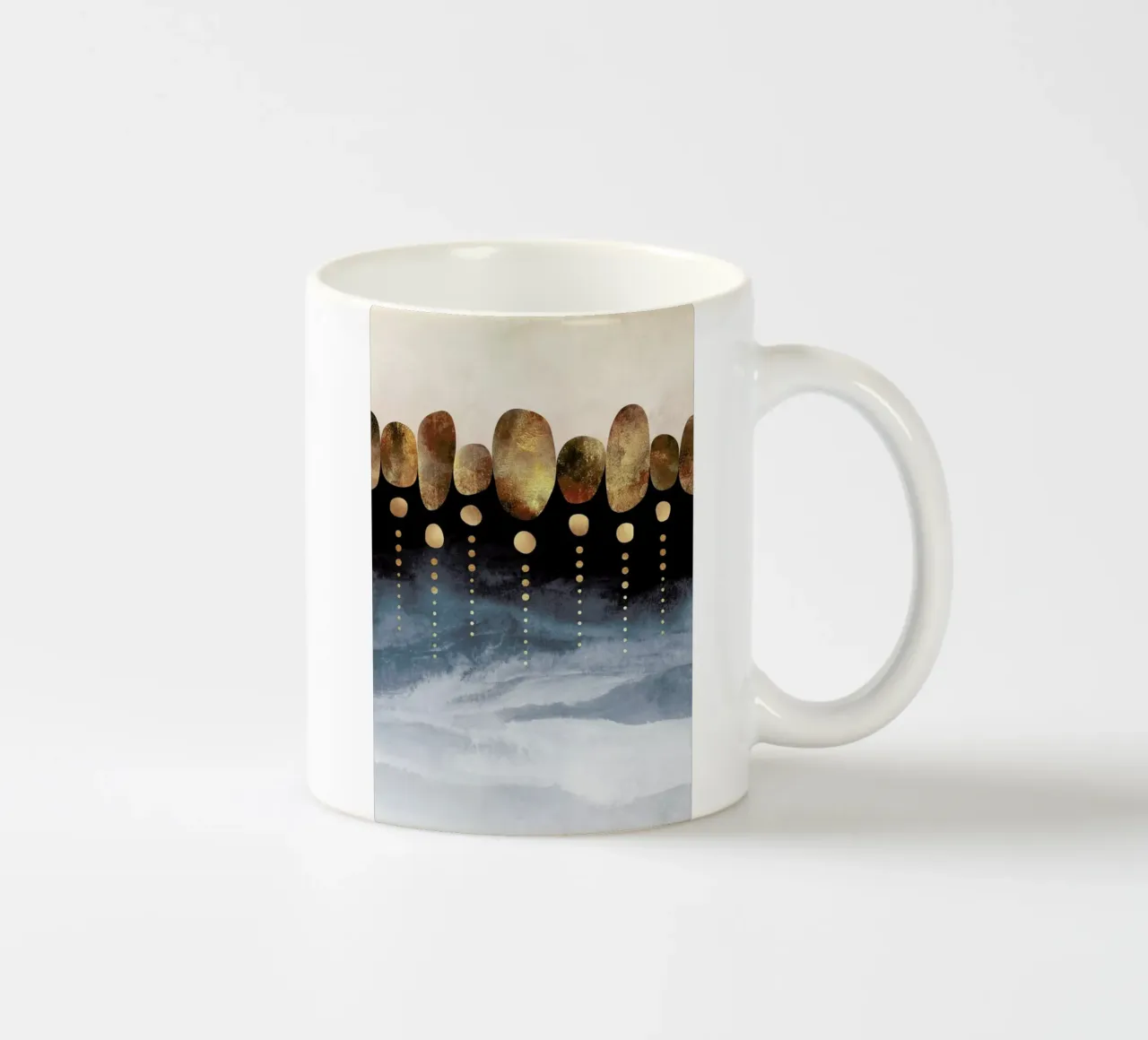 Natural Abstraction keramische mok van Elisabeth Fredriksson
