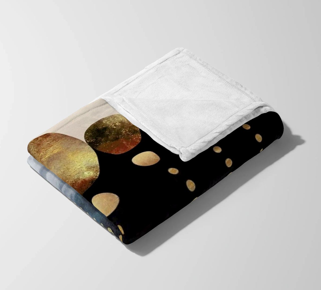 Natural Abstraction fleece blanket by Elisabeth Fredriksson