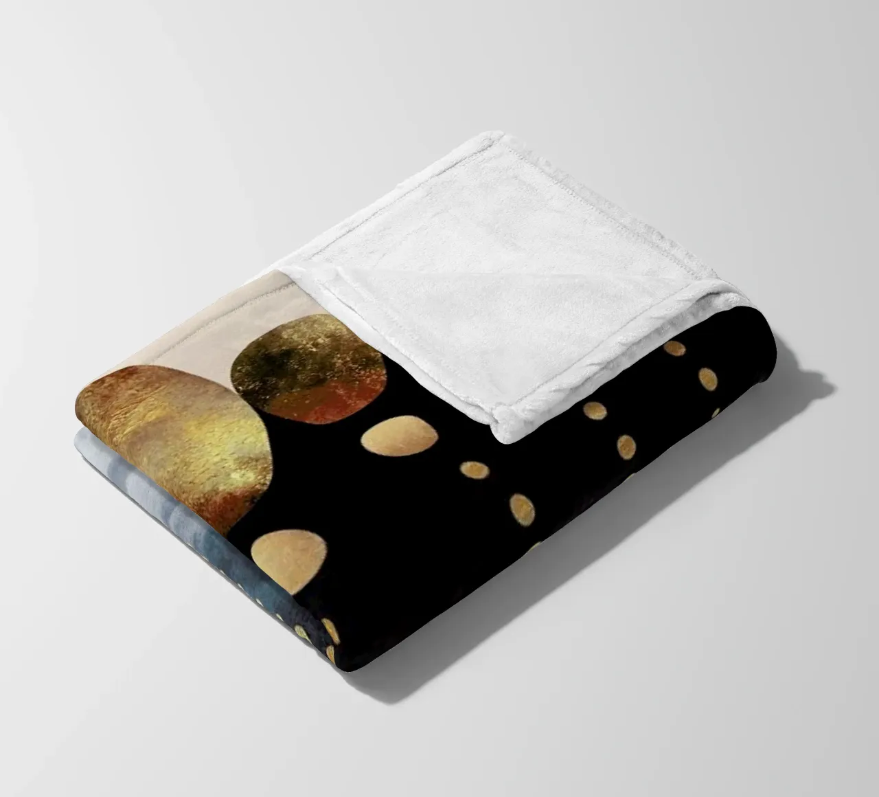 Natural Abstraction fleece blanket by Elisabeth Fredriksson
