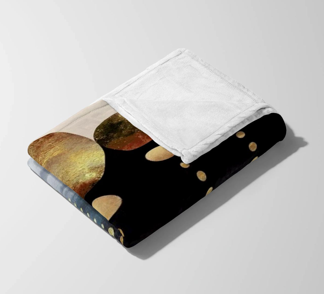 Natural Abstraction fleece blanket by Elisabeth Fredriksson