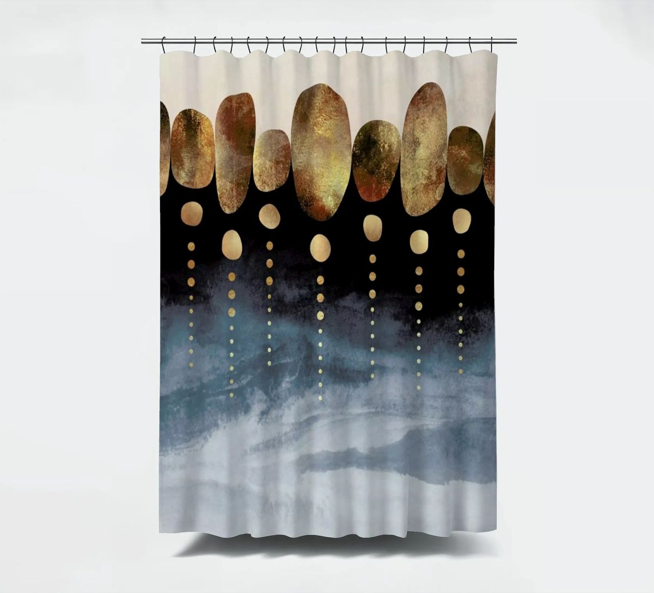 Natural Abstraction cortina de baño de Elisabeth Fredriksson