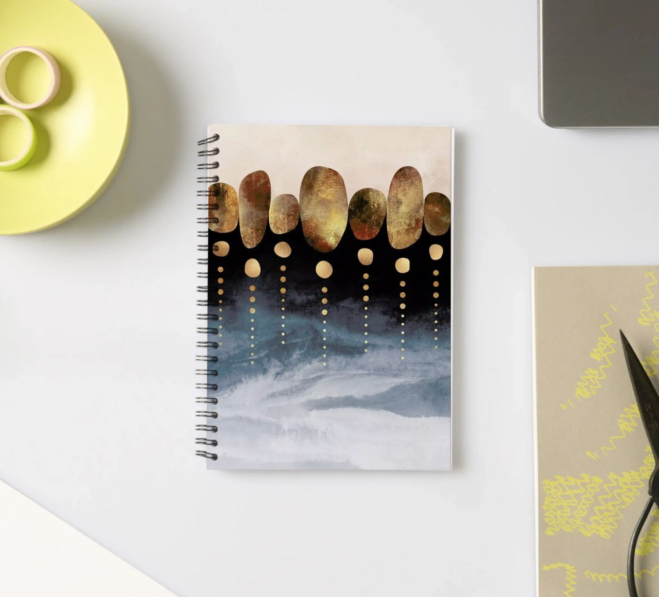 Natural Abstraction spiral notebook by Elisabeth Fredriksson