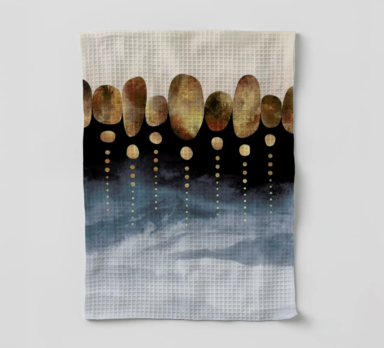 Natural Abstraction theedoek van Elisabeth Fredriksson