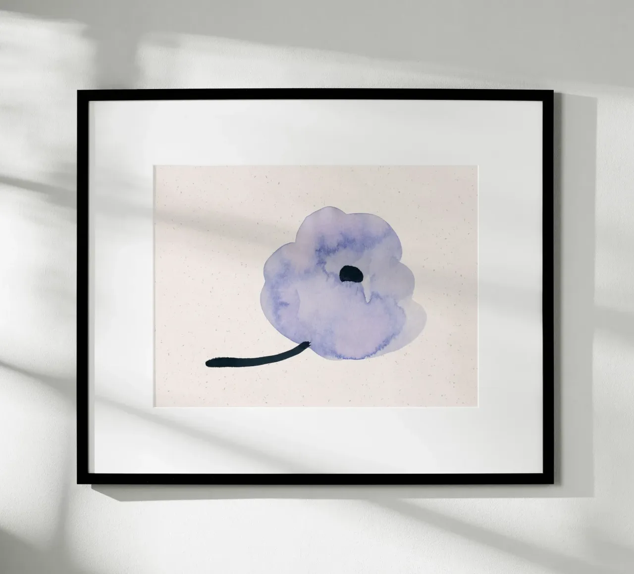Blue Blooms 01 carta hahnemühle da Leaflover