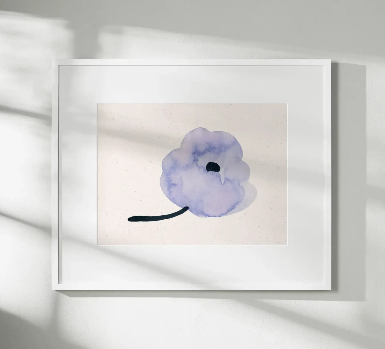 Blue Blooms 01 carta hahnemühle da Leaflover