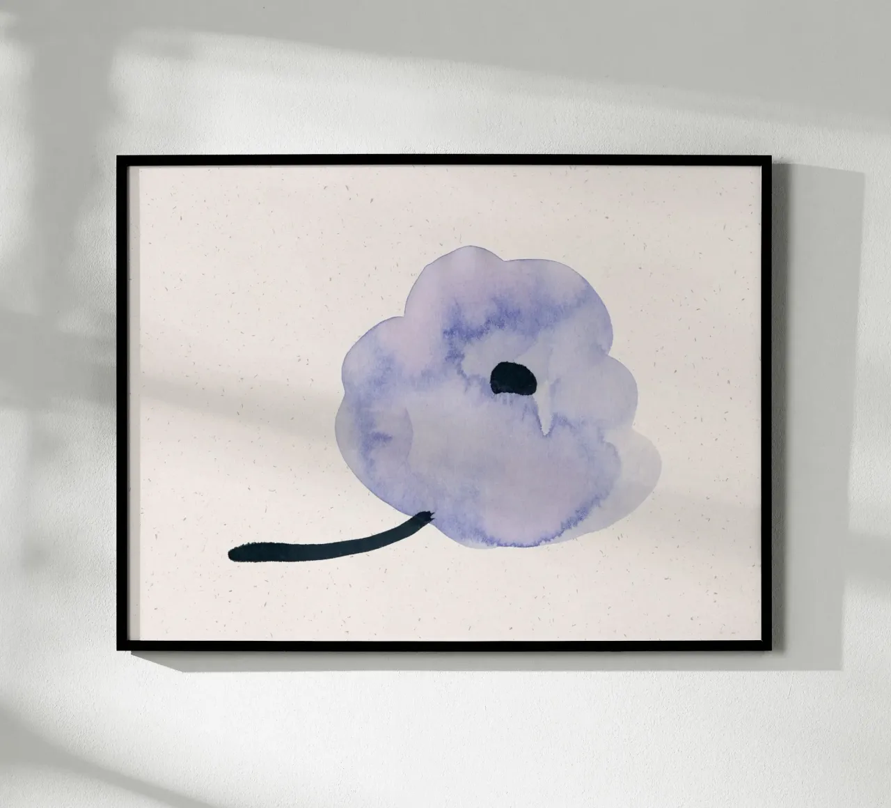 Blue Blooms 01 carta hahnemühle da Leaflover