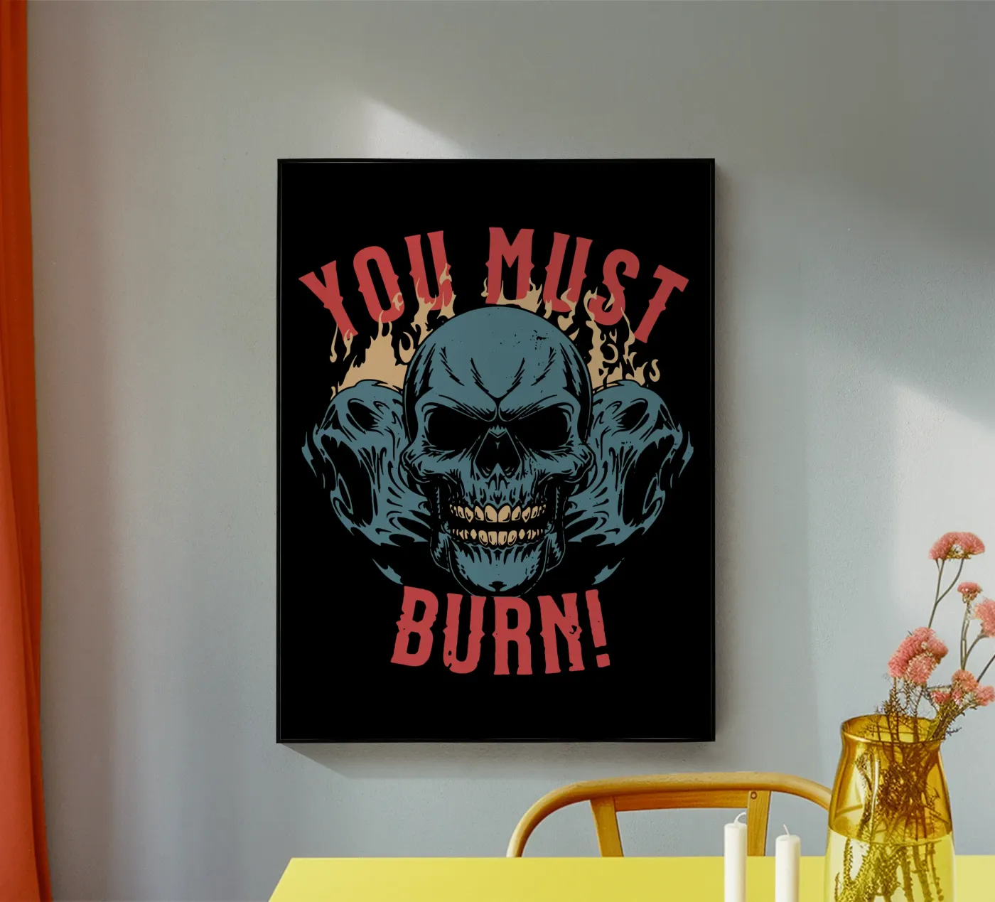 You Must Burn Acryl-Glas von Gunawan Rb