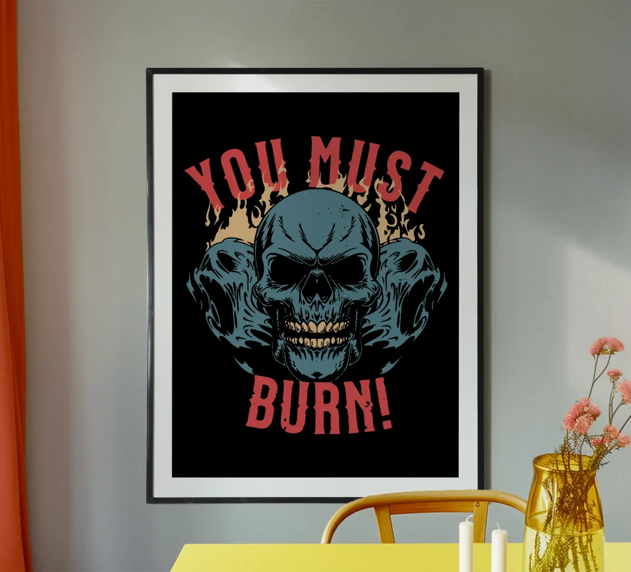 Devi bruciare poster da Gunawan Rb