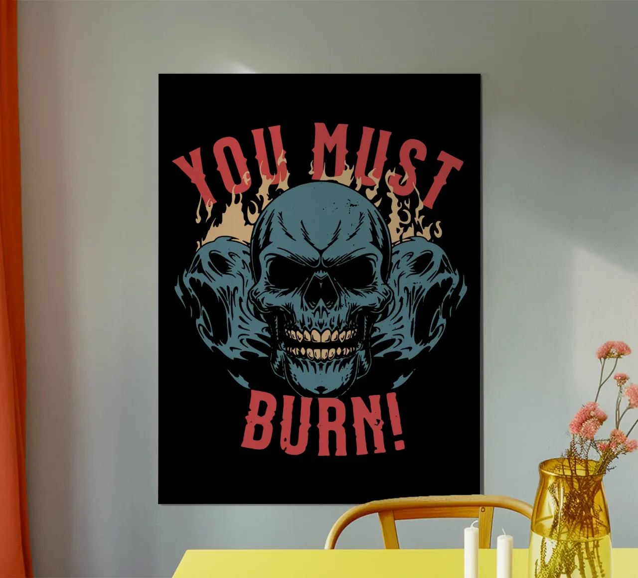 Devi bruciare poster da Gunawan Rb