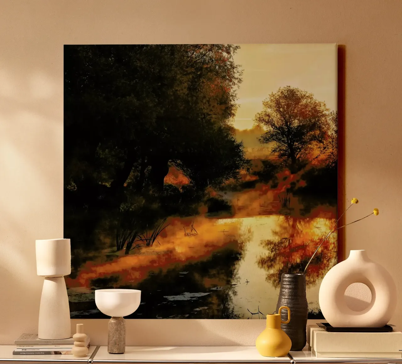 When Nature Paints With Light I - Leicher Oliver tela con Cornice a cassetta da Pictufy