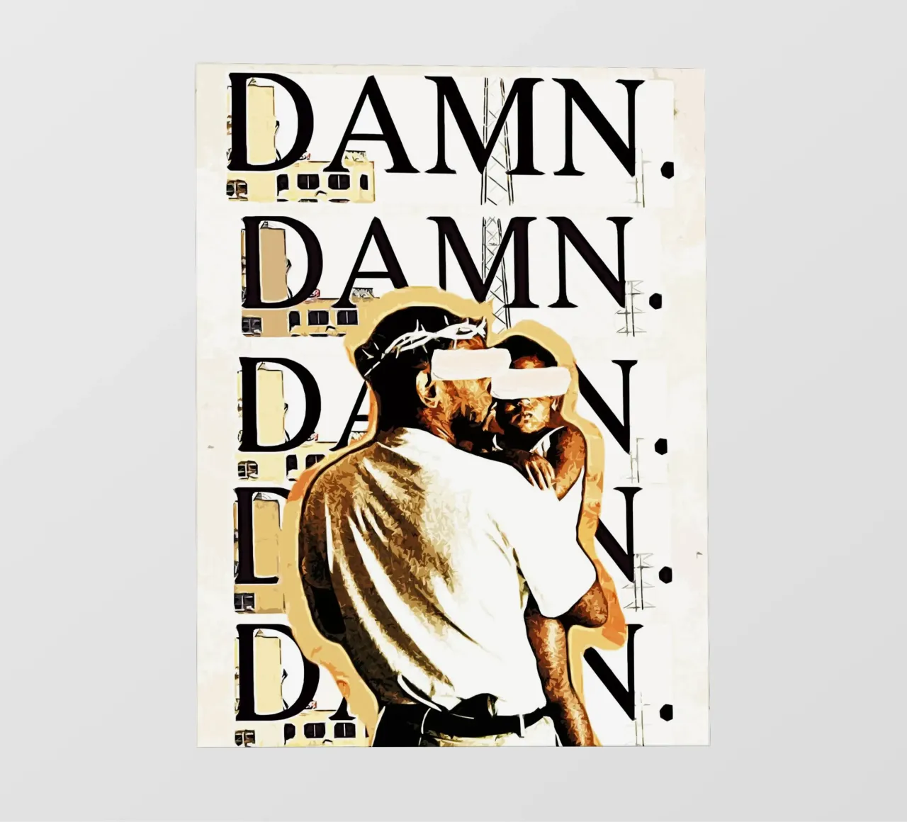 Dannazione Dannazione Kendrick Lamar 2 Arte telo in pvc da music soul