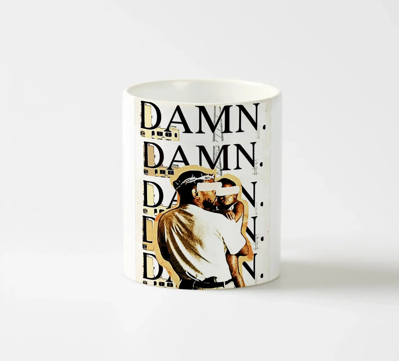 Dannazione Dannazione Kendrick Lamar 2 Arte tazza in ceramica da music soul