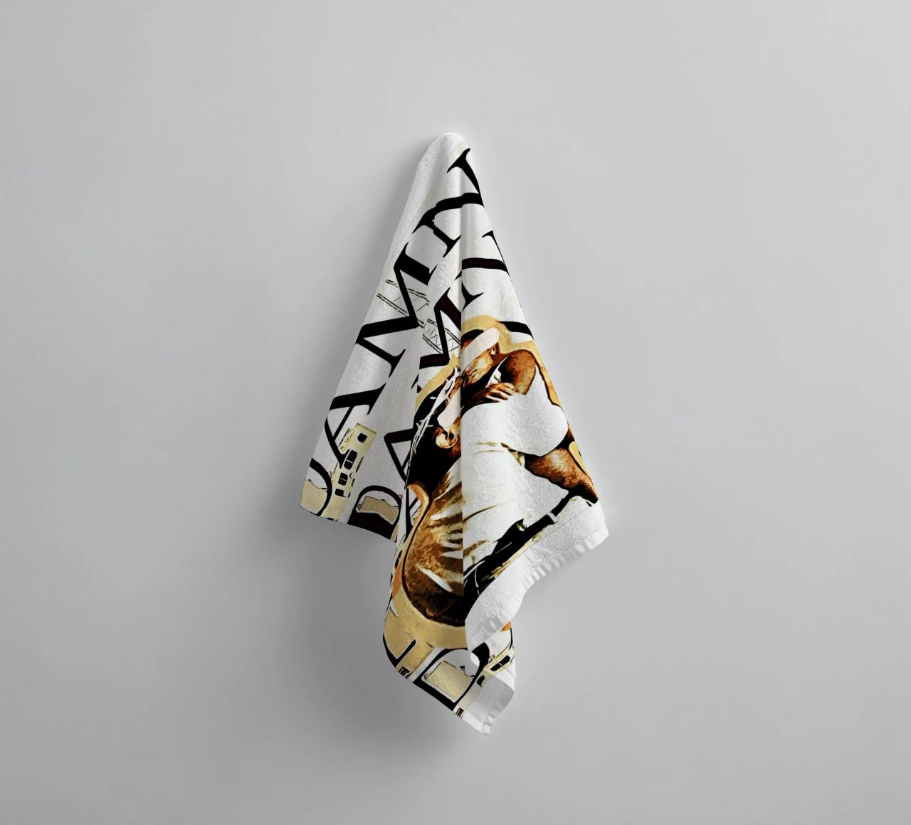 Damn Damn kendrick lamar 2 Art serviette de bain de music soul