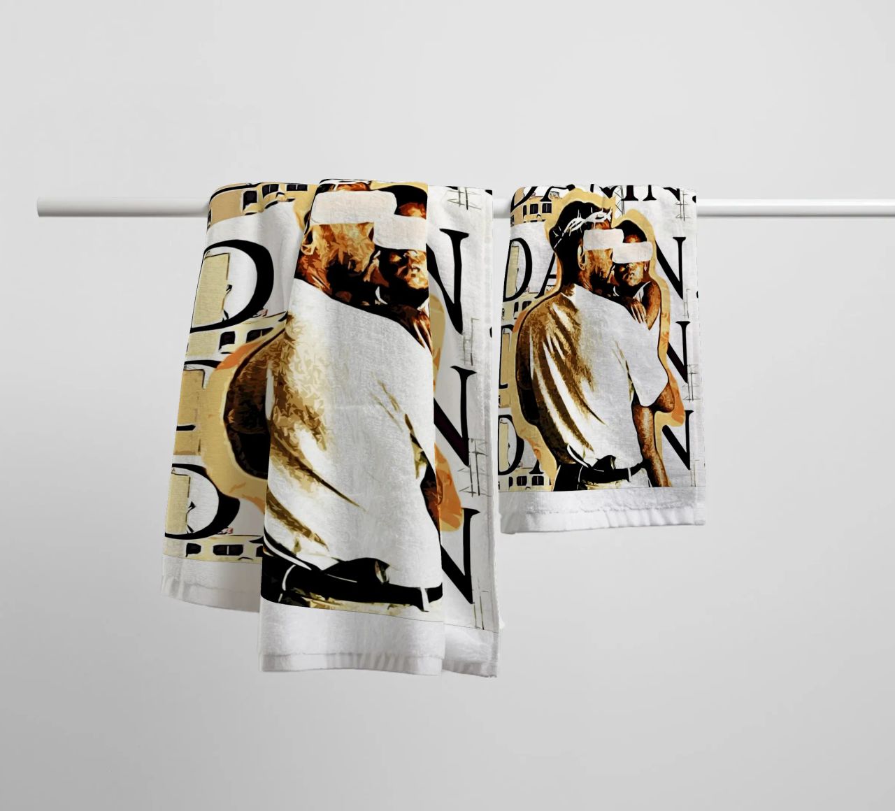 Damn Damn kendrick lamar 2 Art serviette de bain de music soul